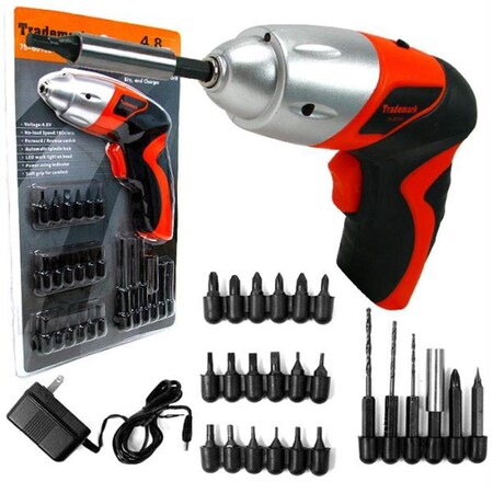 Cordless Screwdriver with LED Light